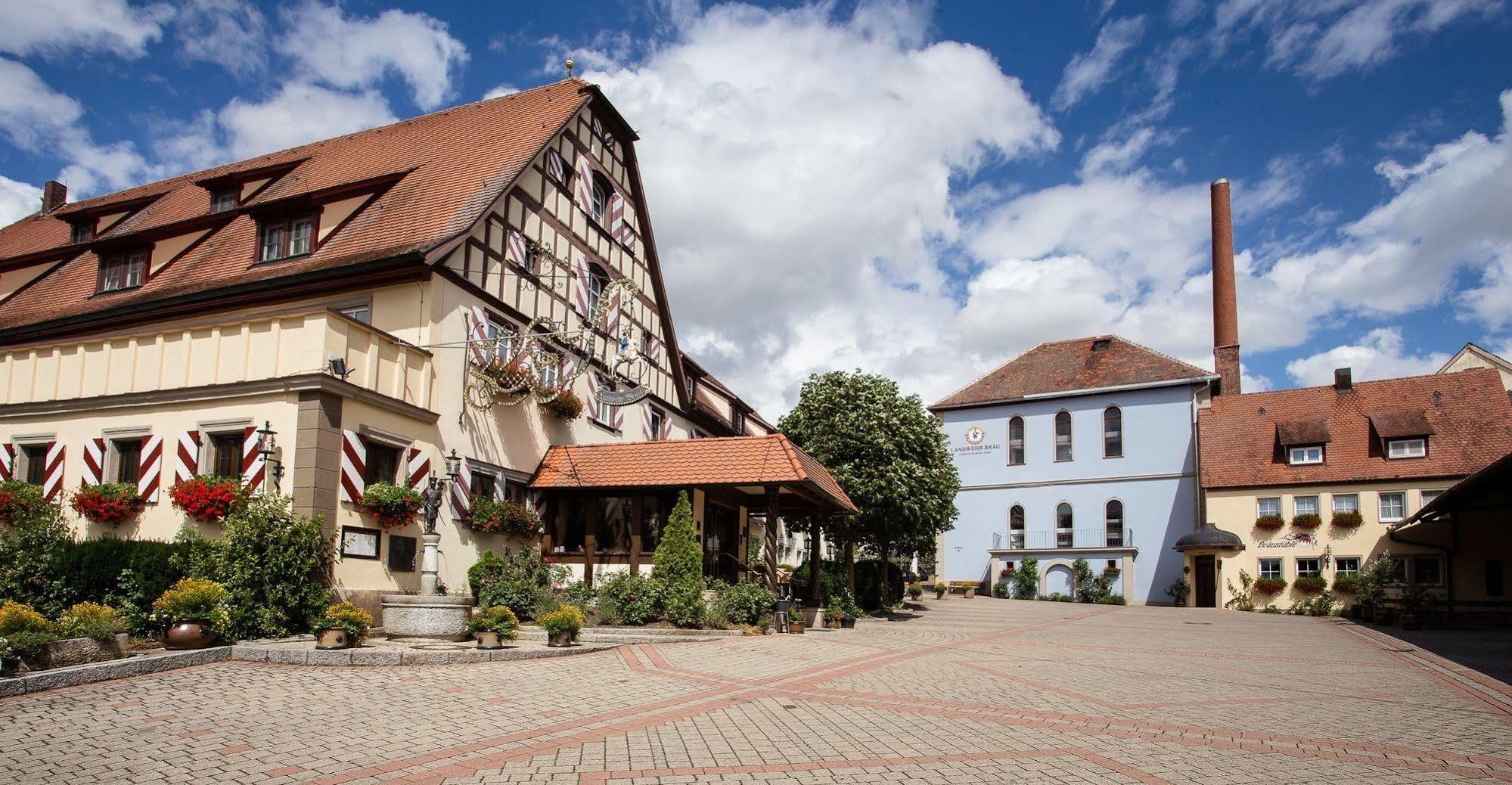 Hotel Brauereigasthof Landwehr-Braeu Reichelshofen Zewnętrze zdjęcie